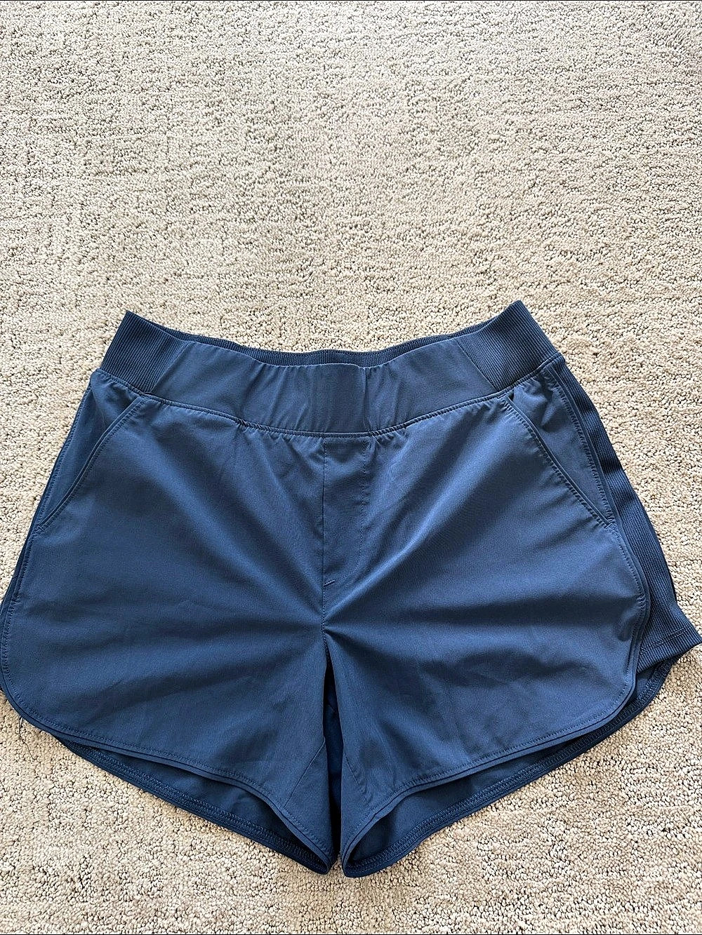 90 Degree by Reflex Athletic Shorts in Blue Size Medium Like New